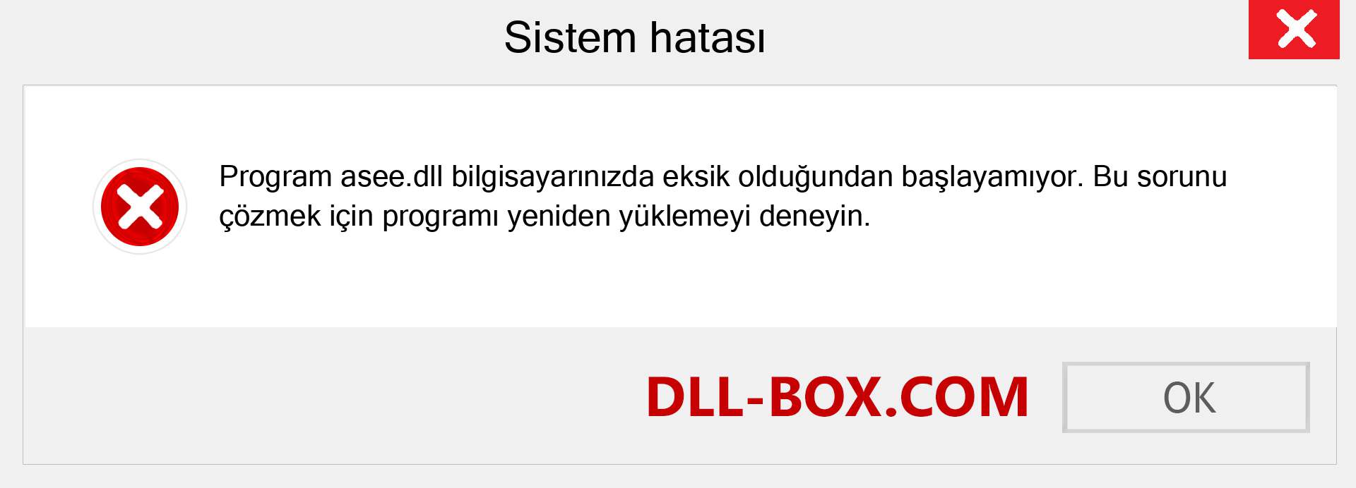 asee.dll dosyası eksik mi? Windows 7, 8, 10 için İndirin - Windows'ta asee dll Eksik Hatasını Düzeltin, fotoğraflar, resimler